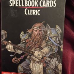 Dungeons And Dragons Spell Book Cards Cleric
