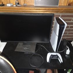 Ps5 Slim And Dell Monitor 