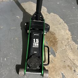 Daytona floor jack aluminum green 1.5 ton