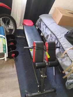 Bench press flat.. with set for a dominals exercises..
