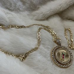 Necklace Brazalete And Pendant 