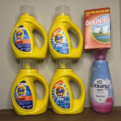 Tide Downy Laundry Detergent Bundle