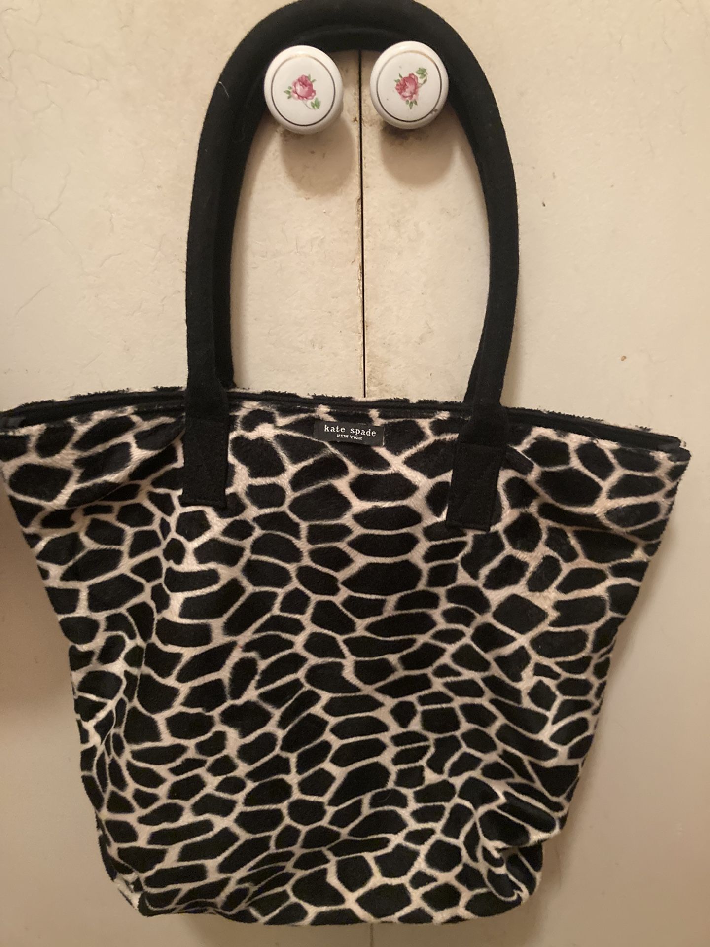 Kate Spade Giraffe Print Tote Bag 