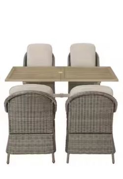 Hampton bay dinning table set 5 pcs