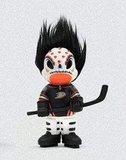 Day Of The Dead Anahem Ducks Wild Wing Troll 
