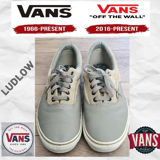 Vans Ludlow Leather & Corduroy Men's Vintage Shoes