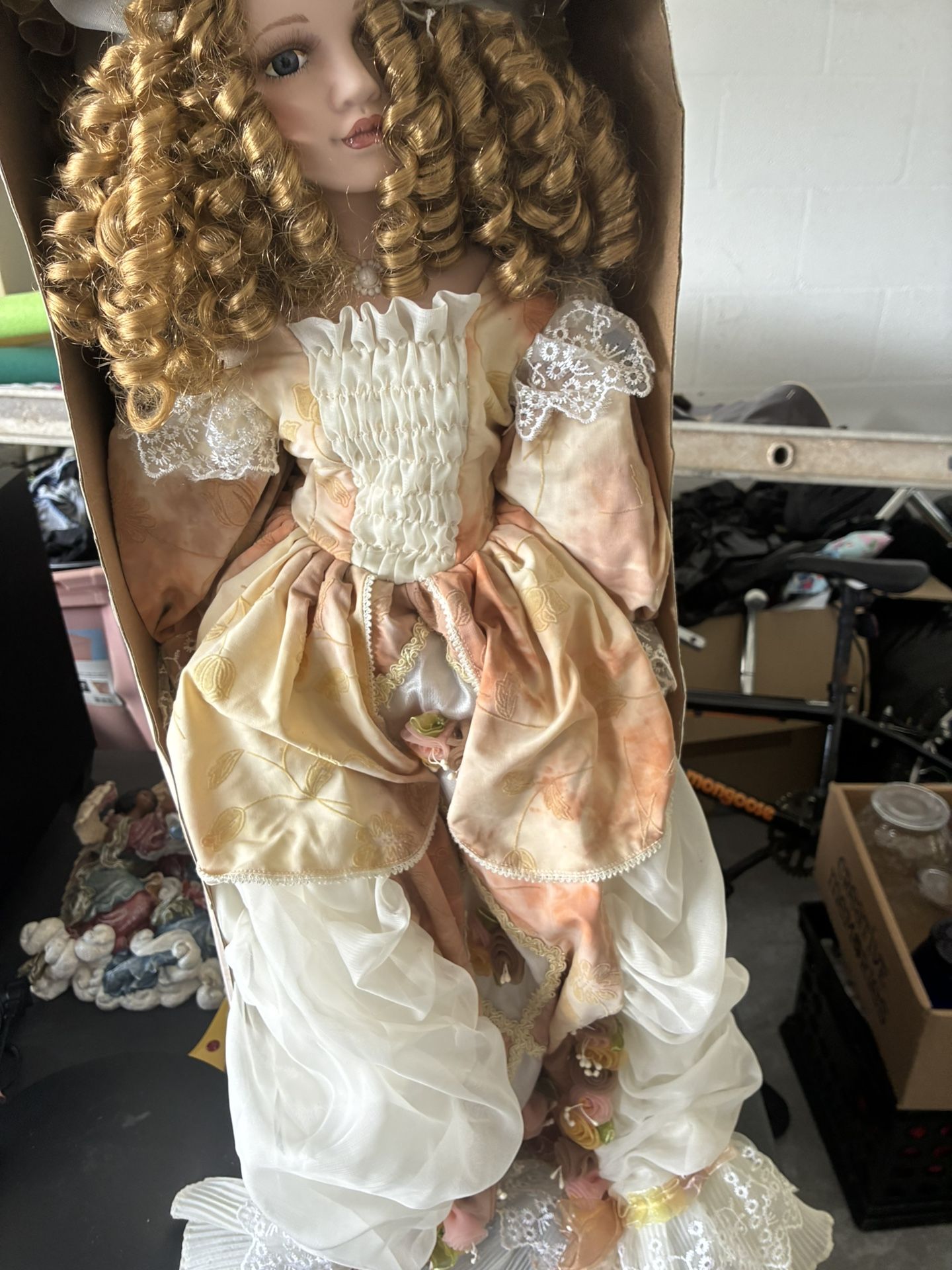 Vintage Porcelain Doll