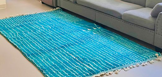 Moroccan  rug with attractive modern design 9ft ×12.4 ft