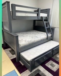 Litera twin full full con colchones / Bunk bed