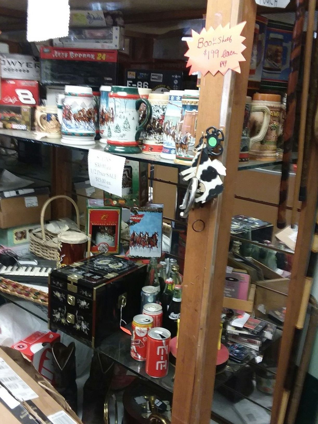 Showcase/ shelving 2 of them $189 ea.