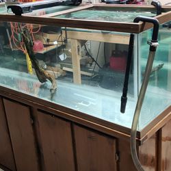 90 Gallon Aquarium And Stand Setup 500 Dollars - OBO