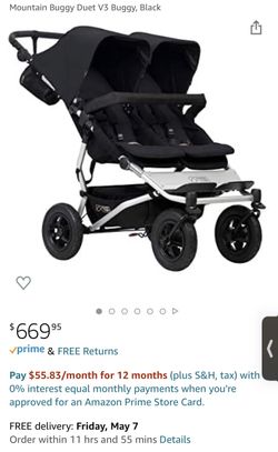 Mountain Buggy Double Stroller