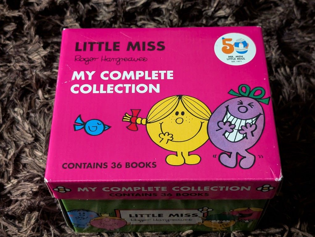 Complete Little Miss 36-Book Collection by Roger Hargreaves | Official Box Set (2018 Edition)