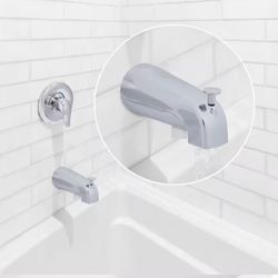 3 in. Universal Tub Spout with Handheld Shower Fitting