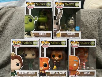 Complete Shrek Funko Set
