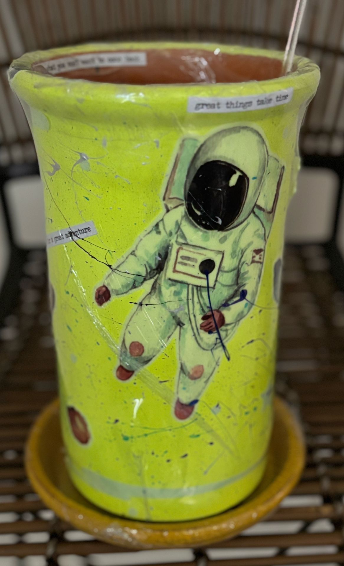 “Illuminate” Flower Pot