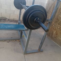 Bench And Weights.......400....cash