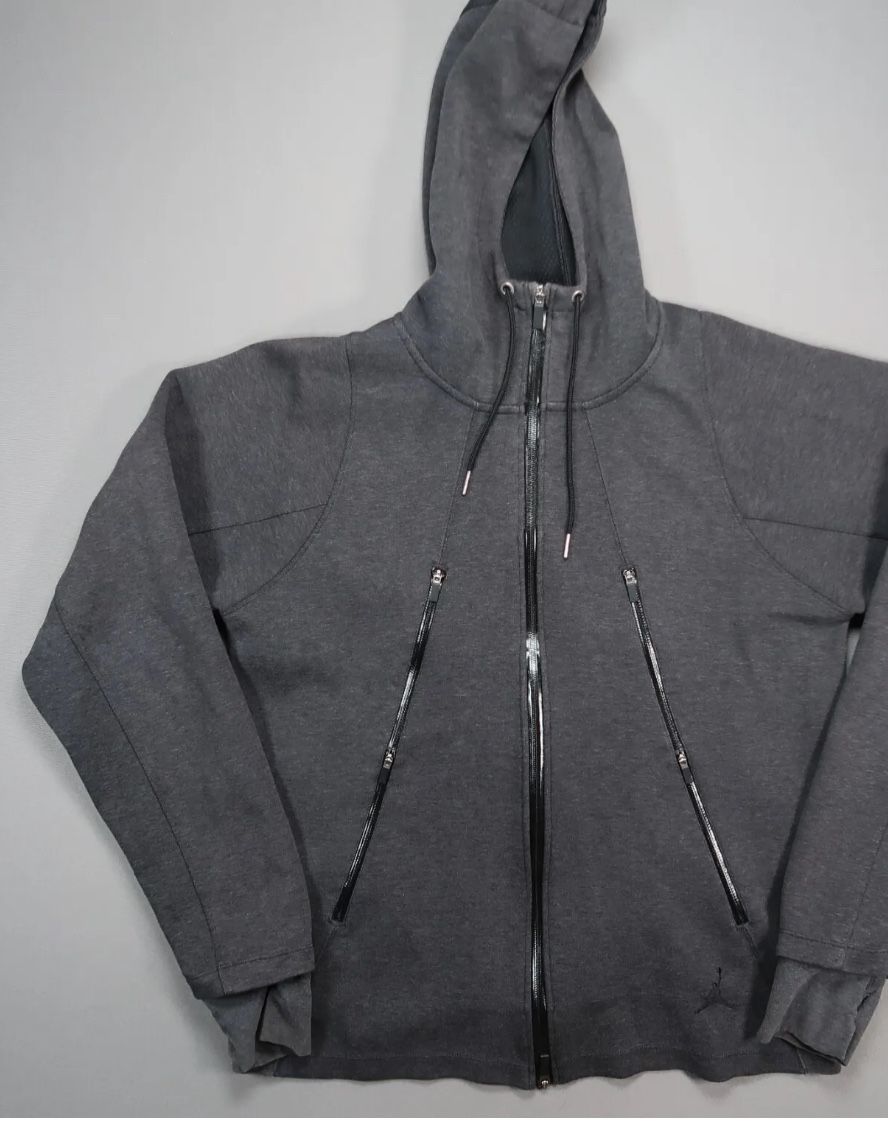 Nike Air Jordan Tech Fleece Full Zip Hoodie Pockets