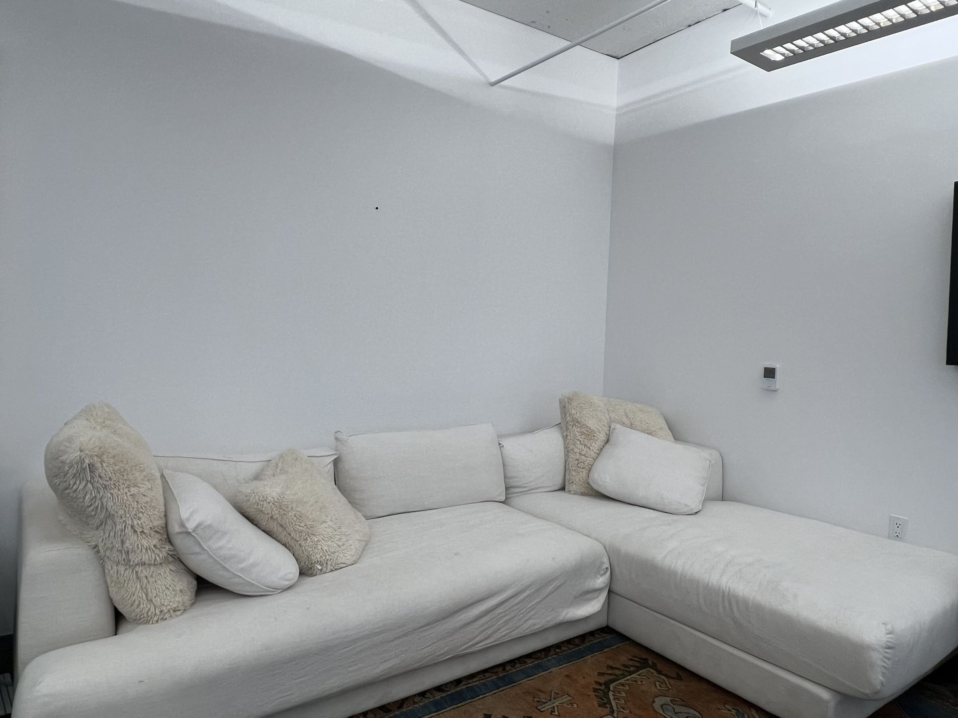 Cream Large Couch (pillows Included)