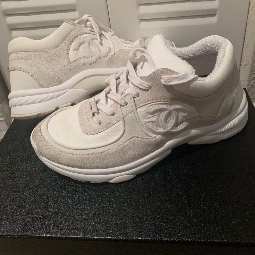Chanel Triple White Sneakers for Sale in Hillsborough, CA - OfferUp