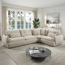 Comfortable Sectional Sofa w/4 Pillows New! No Money Down Financing!! Bad Credit ? Approved! 