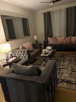 Living room set Coffee table end tables and couches