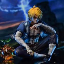 Anime One Piece Figurine GK Sanji Battle Damage Sanji Action Figure Lust Series PVC Collection Model