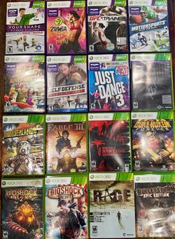 Xbox 360 games used