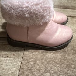 Kids Pink Winter Boots