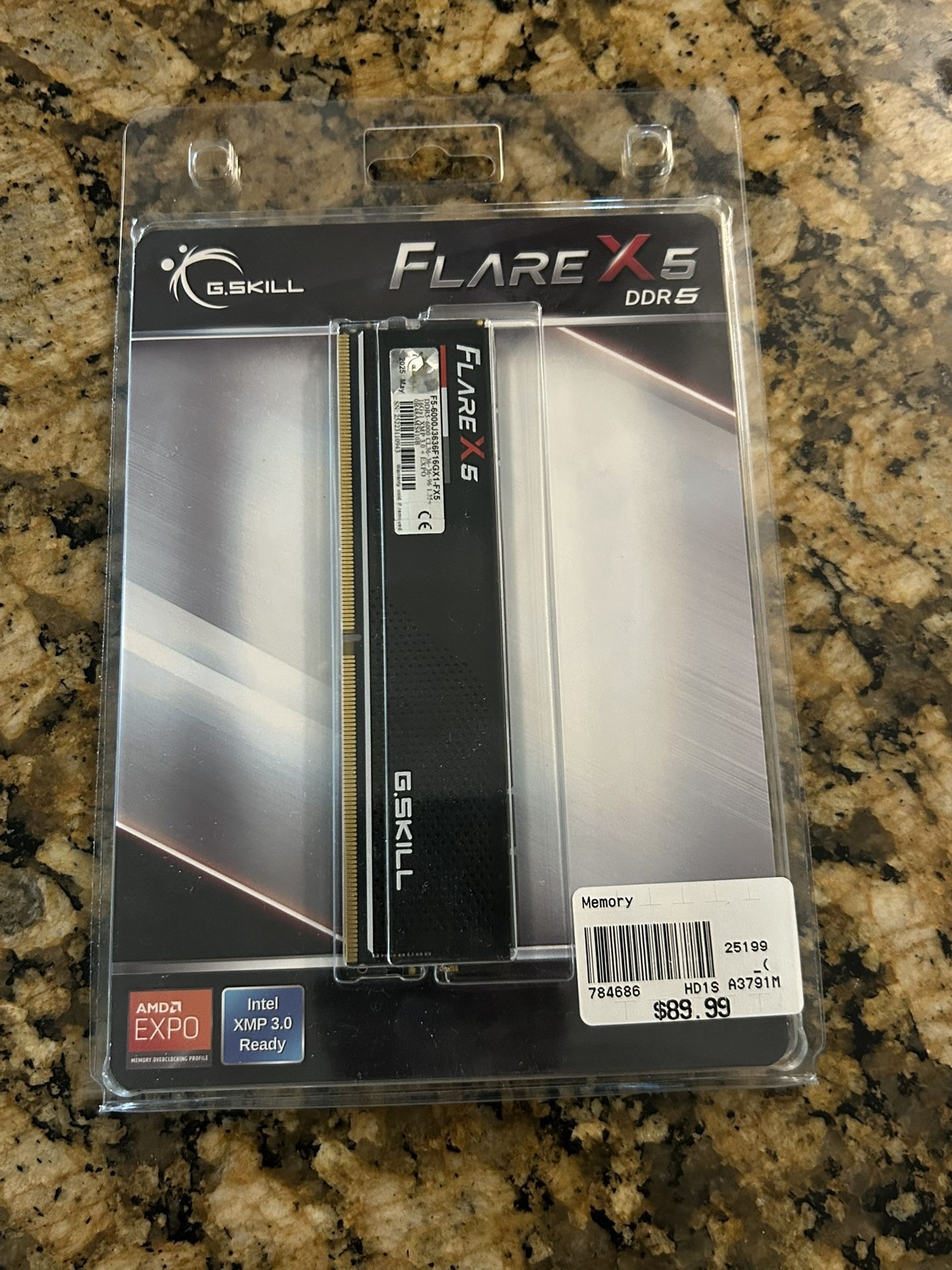 16gb DDR5 G.Skill Flare X5 RAM Expo XMP—New!