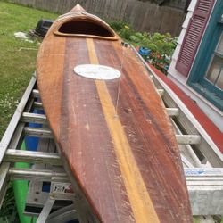 Handmade Wooden Kayak