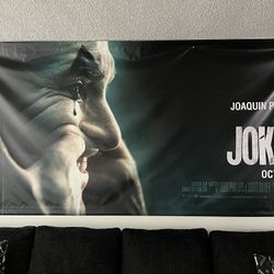 Joker Movie Theater Banner Rare