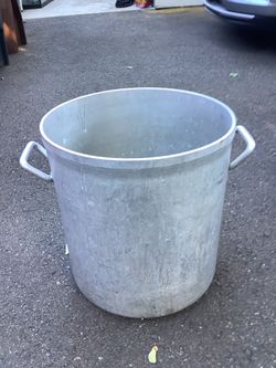 Large Industrial Aluminum Stock Pot with Handles