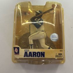 Hank Aaron Figure McFarlane Cooperstown Collection Braves MLB Collectible