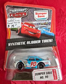 Disney Pixar Cars Bumper Save No. 90 Synthetic Rubber Tires K-Mart Exclusive