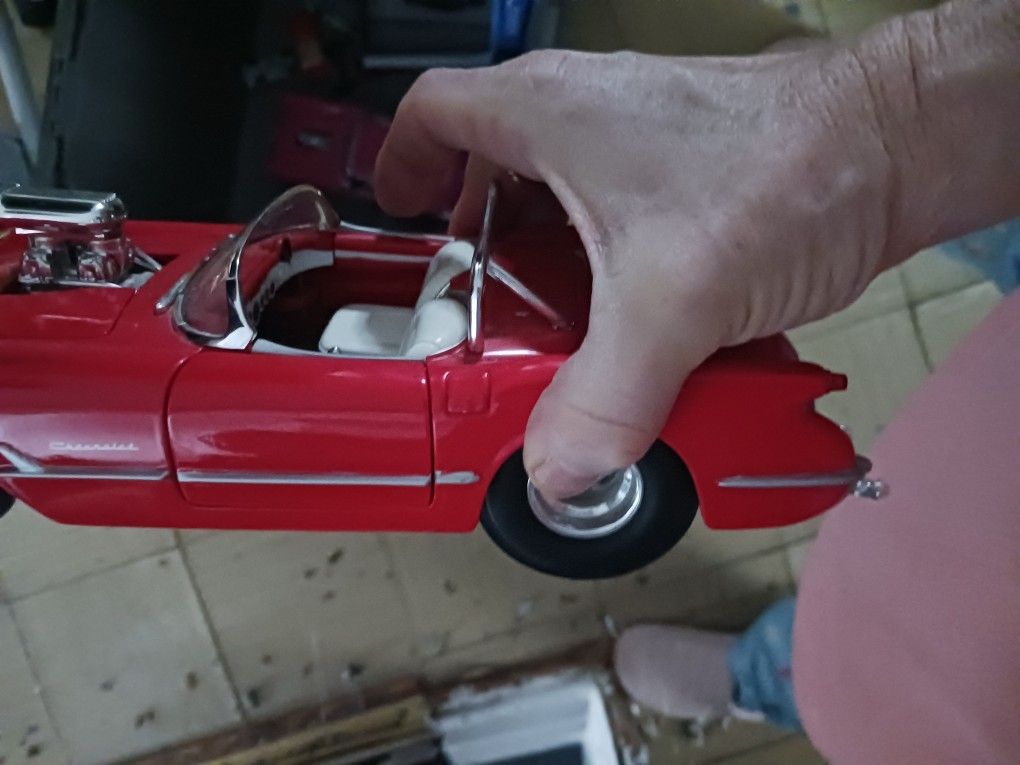 1953 HOT WHEELS LIMITED EDITION PRO STREET MOD1954 HOT WHEELS LIMITED EDITION PRO STREET MODIFIED REIFIED RED CHEVROLET CORVETTE 1:18 SELLS 4 $76-$100