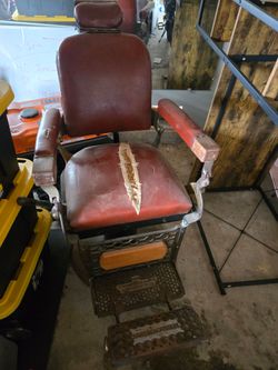 Early 1900's barber chair