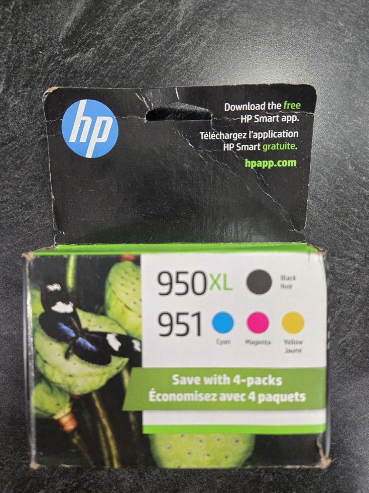 OEM! HP 950XL/951 Black/Cyan/Magenta/Yellow 4 Pack Ink Cartridge