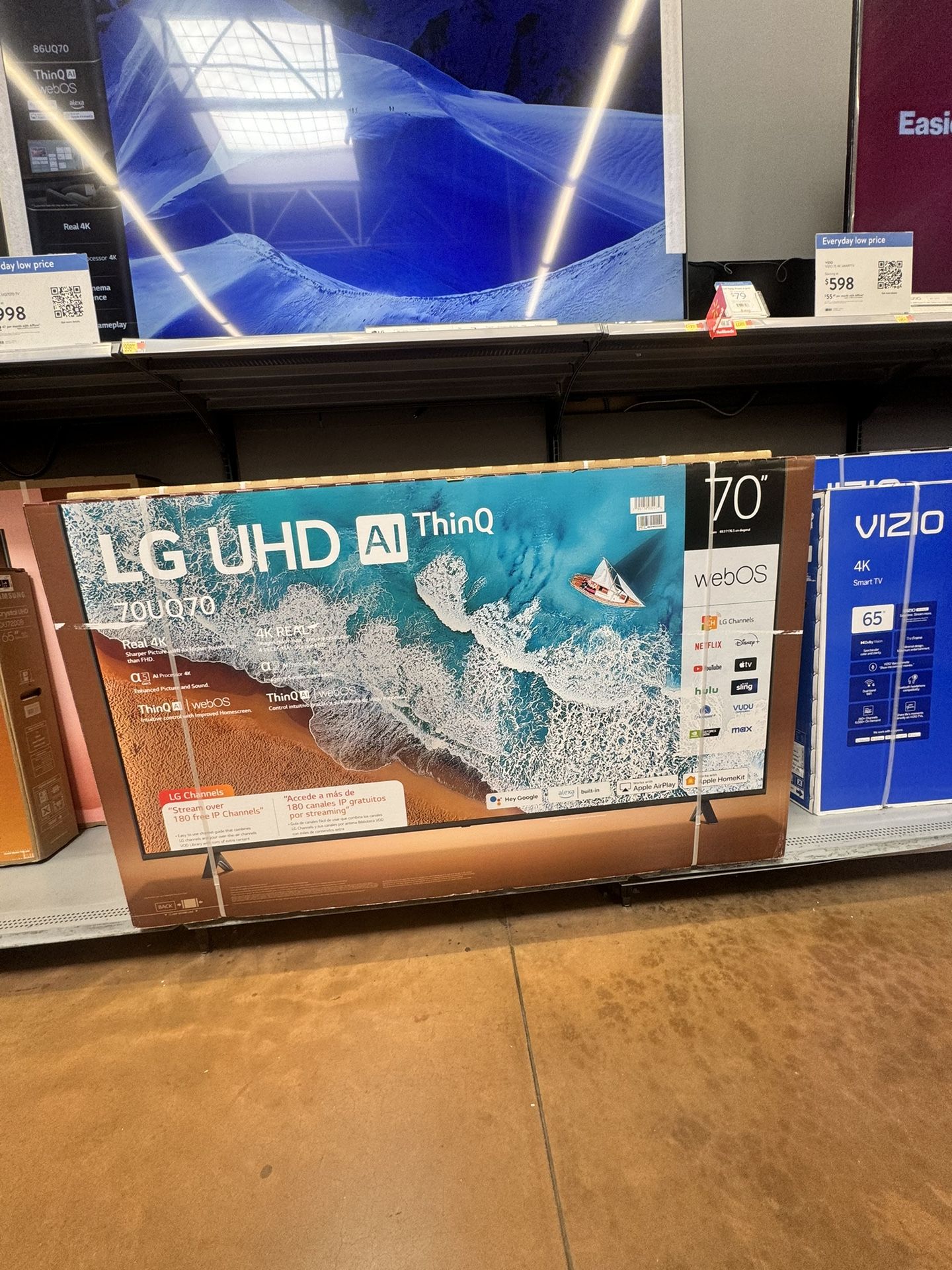 70” Lg Smart 4k Led Uhd Tv
