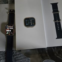 Apple Watch Ultra 2 Titanium Ocean Blue 