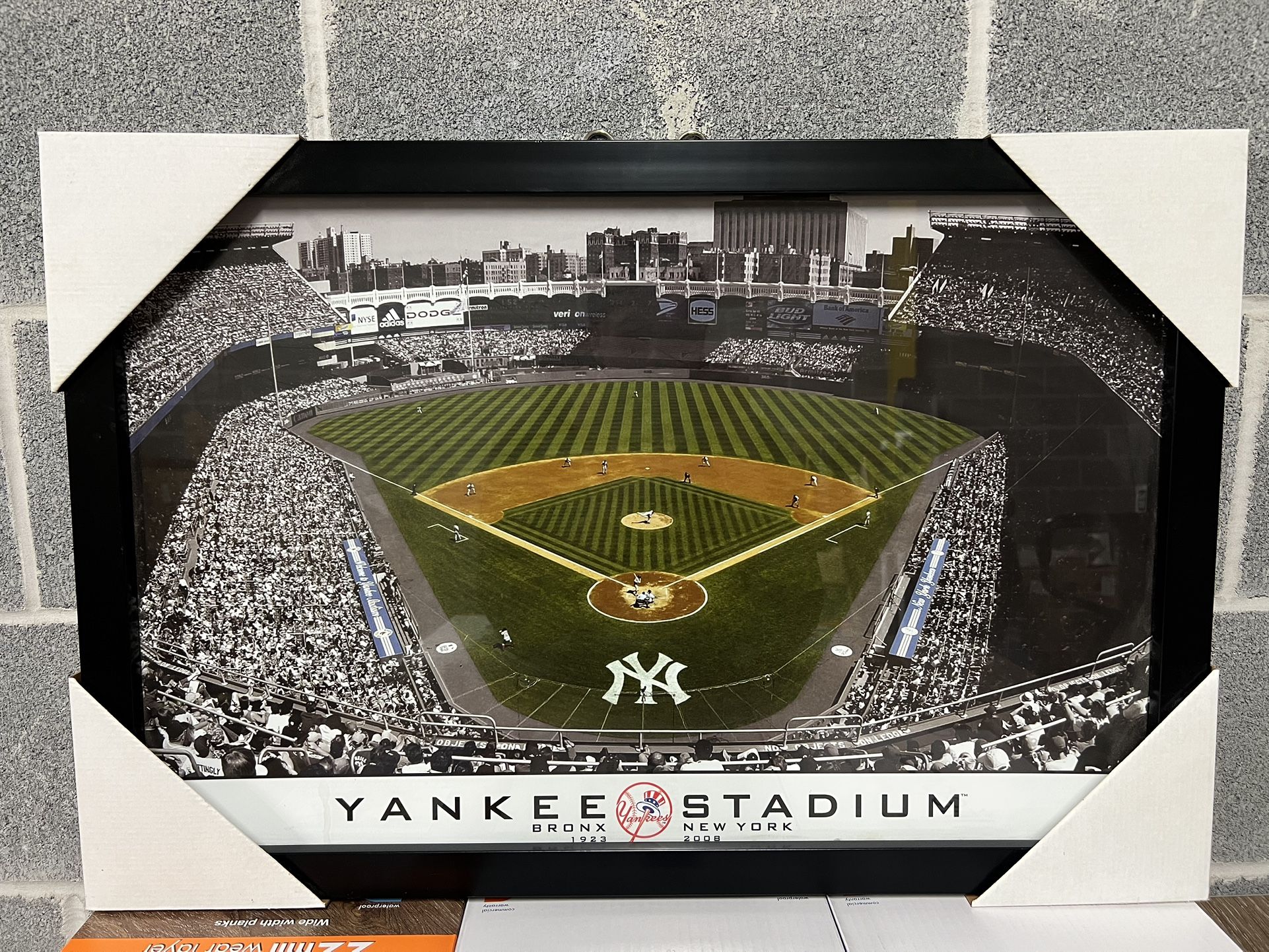 New York Yankee Stadium Baseball - Stadium Views Framed Photo - 19 x 28