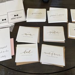 Wedding Cards For Bridal Parties/Family