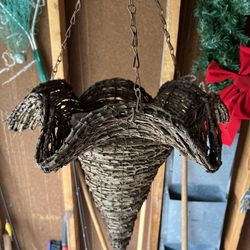 Hanging Cone Plant/Flower Basket.