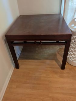 Wooden coffee table