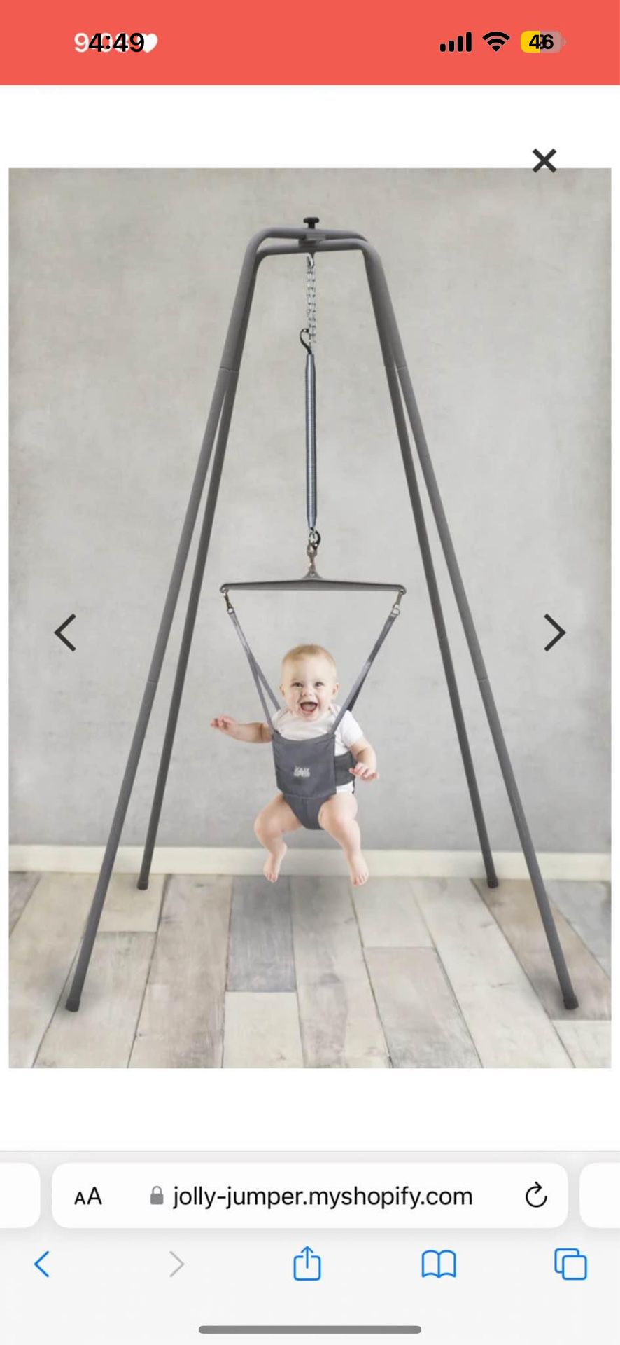 jolly jumper / baby swing