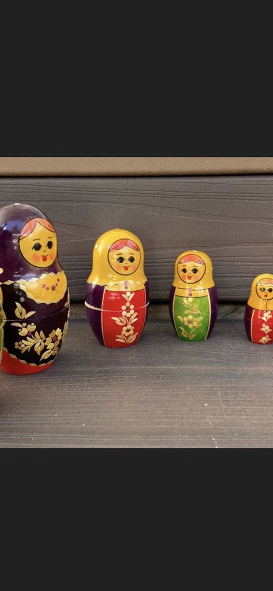 Vintage Russian Nesting Doll 10pcs