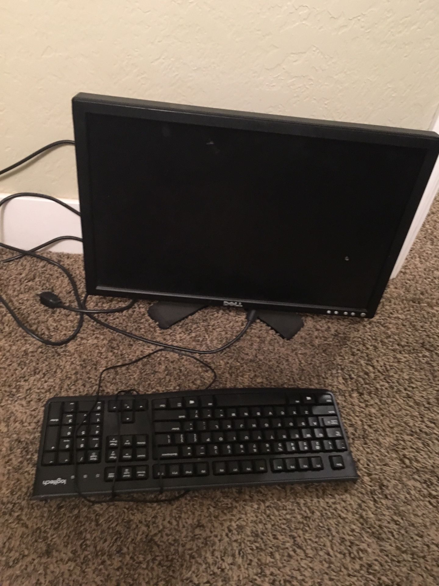 Desktop computer setup