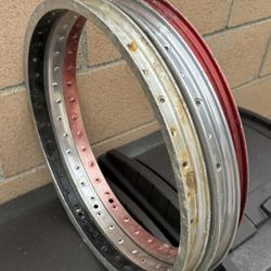 Lot Of Vintage /old/ Mid School BMX  Tire And Rims 