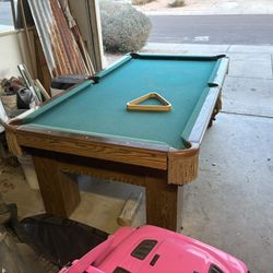 Pool Table You Pick Up 