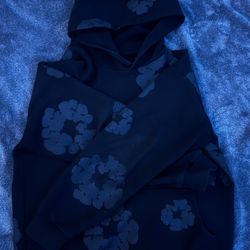 Denim Tears Black Monochrome Hoodie